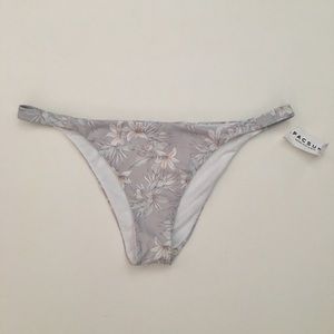 LA Hearts Tropical Bikini Bottom Sz L